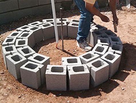 Fire Pit Installation For Round or Circular Fire Pits