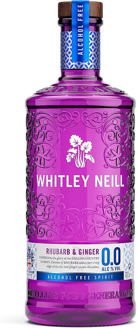 Whitley Neill Rhubarb Ginger Alcohol Free Gin Cl Amazon Co