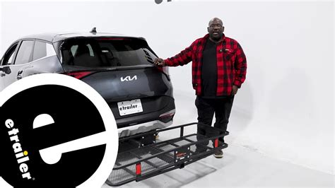 Etrailer Curt Hitch Cargo Carrier Review 2023 Kia Sportage YouTube