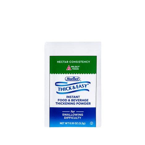 Hormel Thick And Easy Instant Food Beverage Thickener With Nectar