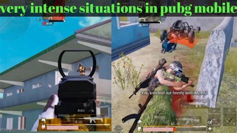 Very Intense Situations In Pubg Mobile Solo Vs Duo Pubg Mobile Game