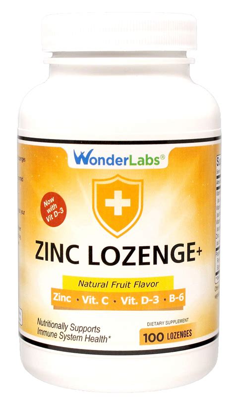 Zinc Lozenges Benefits