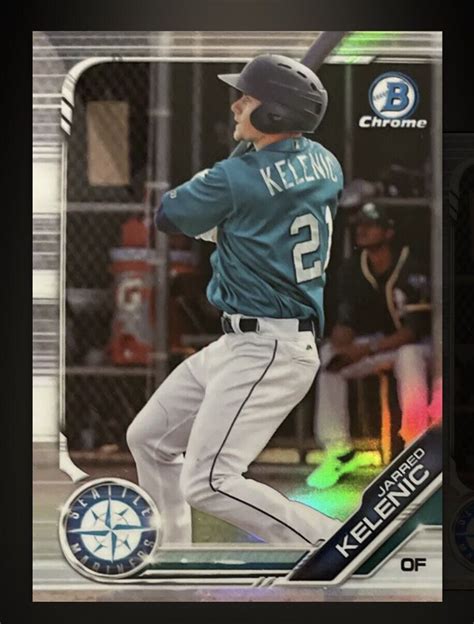 Jarred Kelenic Bowman Draft Chrome Refractor Bdc Seattle