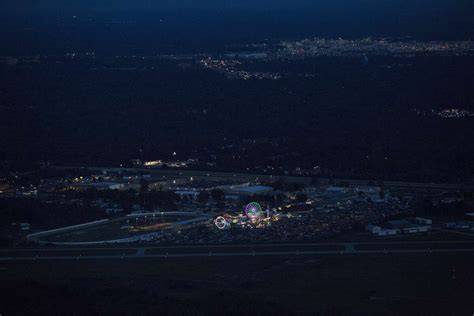 The Midland County Fair from above