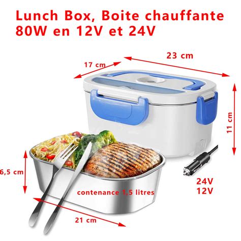 Boite Chauffante Lectrique Ou Lunch Box Pour Routier Fonctionne Aussi