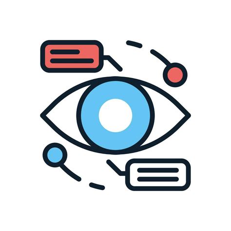 Computer Vision Icon In Vector Illustration 23752816 Vector Art At