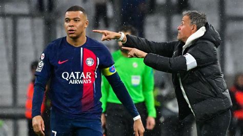 Le Patron Du Psg Luis Enrique Sur La Sortie De Mbappe Nous Ferons