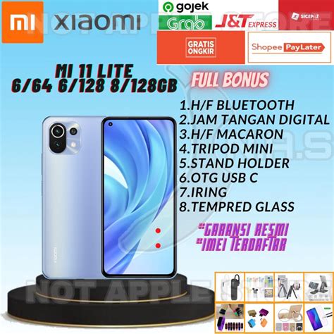 Jual Xiaomi Mi 11 Lite Ram 664gb 6128gb 8128gb New Baru Garansi Resmi Shopee Indonesia