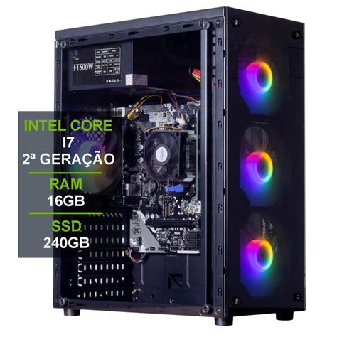 Pc Gamer Cpu Intel Core I Gb Ssd Gb Placa De Video Gb Mrp