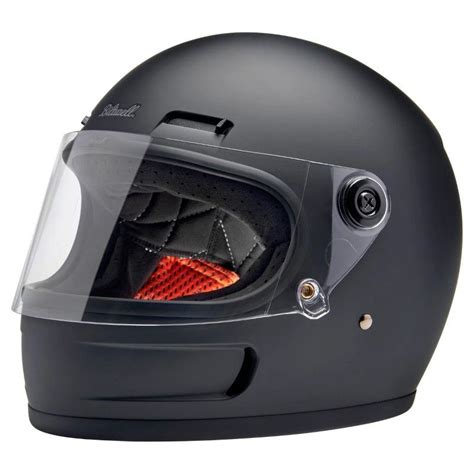 Casque Int Gral Gringo S Flat Black Biltwell Modif Moto