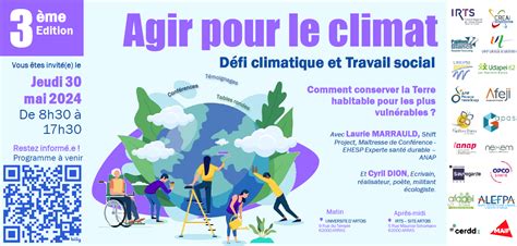 Agir Pour Le Climat D Fi Climatique Et Travail Social Afapei Du