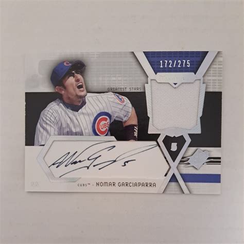 Yahoo オークション UD SPX NOMAR GARCIAPARRA JERSER AUTO 直筆サイ