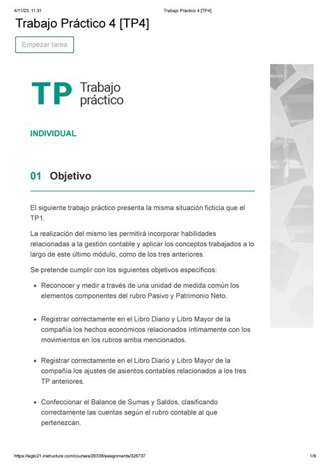 Tp Contabilidad Basica Tp Trabajo Pr Ctico Tp Empezar Tarea