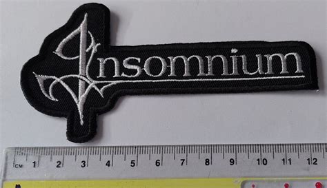 Insomnium Logo Patch Free Shipping - Etsy