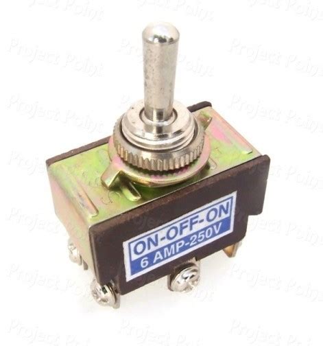 Double Pole Center Off Heavy Duty Toggle Switch 6A HSD 623 6A Switch