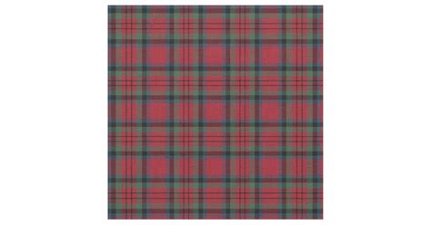 Clan MacDuff Tartan Fabric | Zazzle