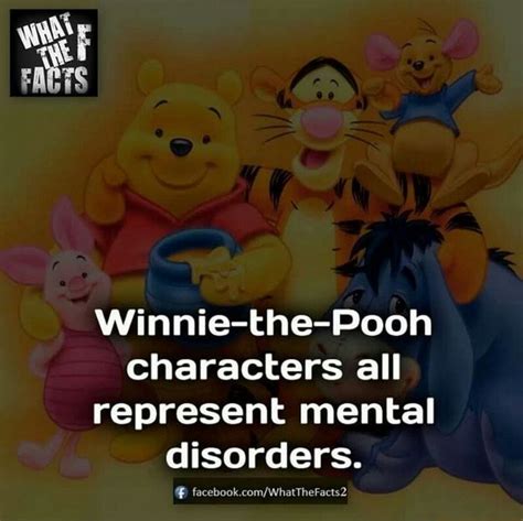 Winnie The Pooh Characters All Represent Mental Disorders E Facebook