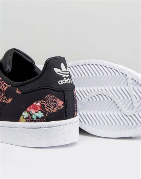 Adidas originals Originals X Farm Multi Leopard Print Superstar ...