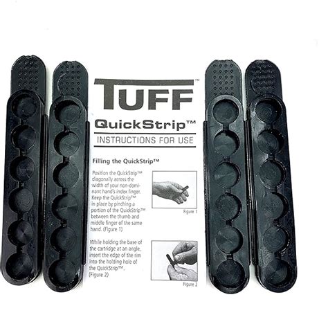 Tuff Quick Strips Set Of 4 Flexible 6 Rounds Each