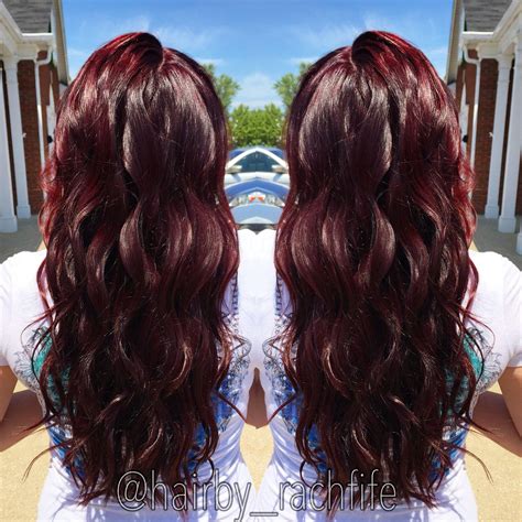 Red Violet Cherry Cola Hair Hair By Rachel Fife Sf Salon Cherry Cola Hair Color Cherry