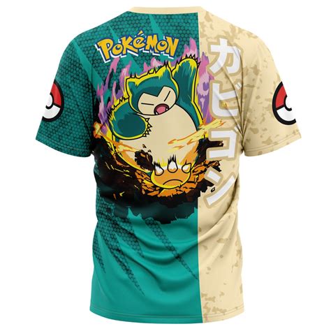 Snorlax Pokemon Character Anime Clothing Apparel Collection Animebape