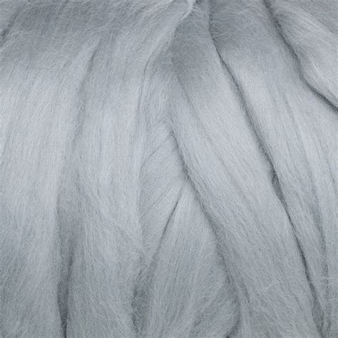 Merino Wool Roving 26 Micron Natural White Fibrecraft