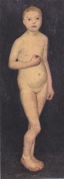 Nude Girl Standing Paula Modersohn Becker Wikiart Org