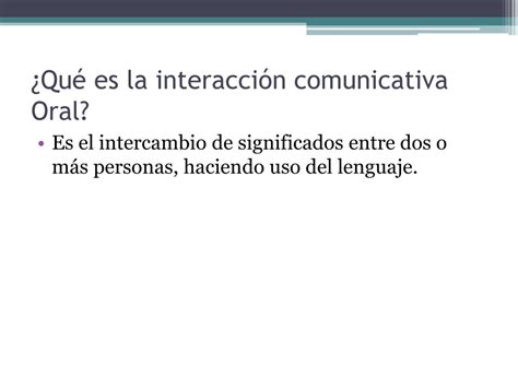 PPT Interacción Comunicativa Oral PowerPoint Presentation free