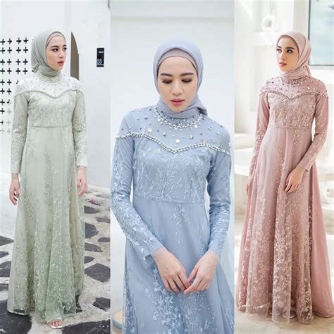 Jual TERLARIS Gamis Namira Dress Pesta Mewah Kondangan Seragaman