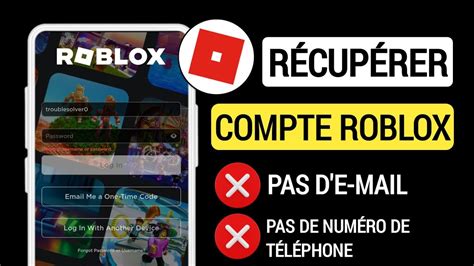 Comment R Initialiser Votre Mot De Passe Roblox Sans E Mail