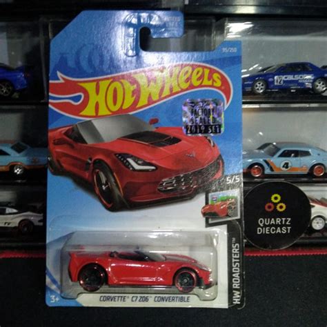 Jual Hot Wheels Corvette C Z Convertible Merah Gloss Factory Sealed Kab Malang Quartz