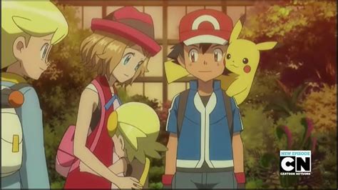 Ash And Serena Hug