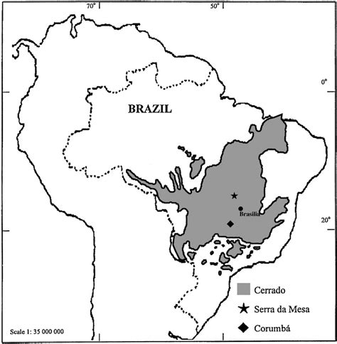 The Cerrado region of Brazil. | Download Scientific Diagram