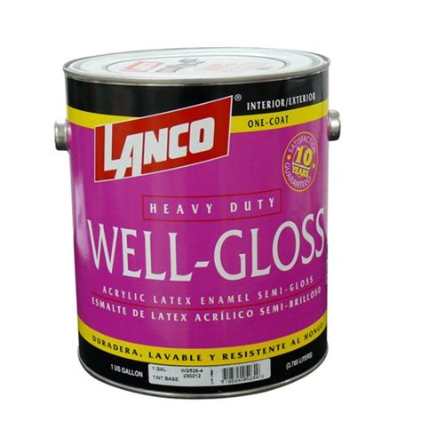 Lanco Pintura Base Well Gloss Tint Galon — Rodelag Panamá