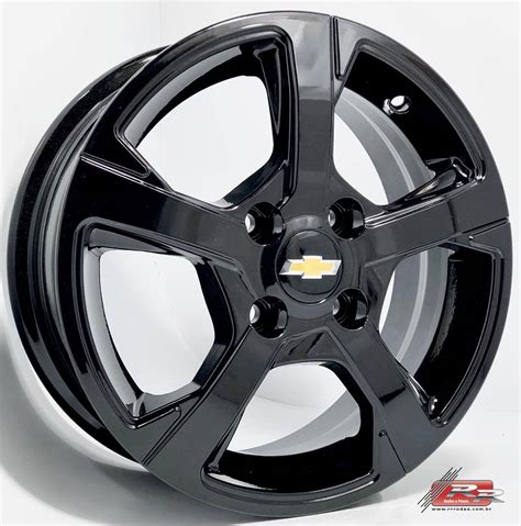 Jogo De Roda Gm Onix Ltz Replica Scorro S X Black X Et