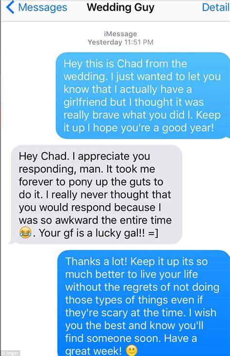 Straight Man Commends Brave Gay Stranger Who Approached Him At A Wedding Daily Mail Online
