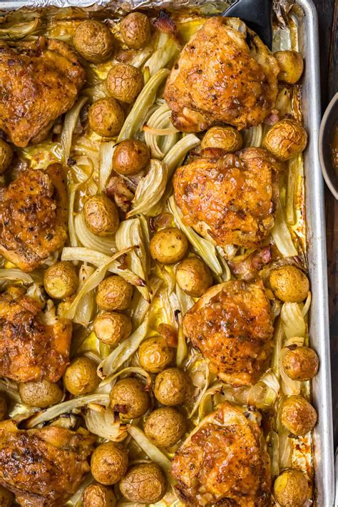 Frango Assado E Batatas One Pan Meal