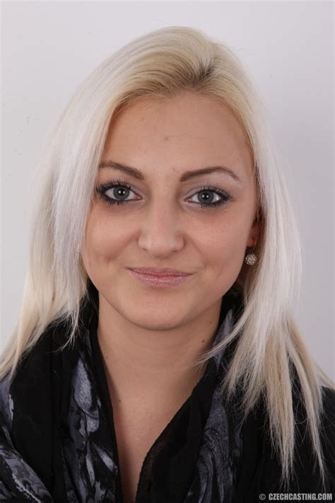 Gorgeous Blonde Stands Up While Peeling Off XXX Dessert Picture 1