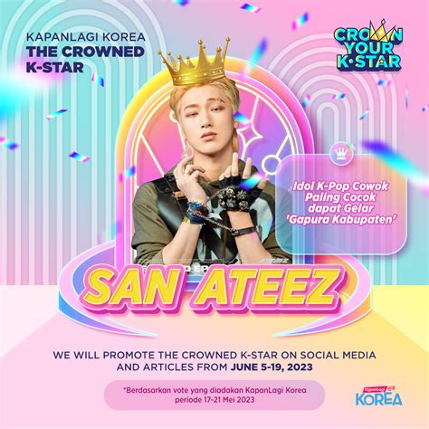 Kapanlagi Korea On Twitter Congratulations San Ateez Sebagai