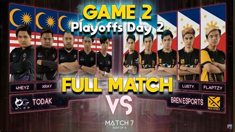 BREN ESPORTS VS TODAK GAME 2 M2 Playoff Day 2 MLBB World