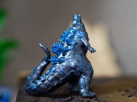 Godzilla Miniature Godzilla 3d Monster The New Em Pire Etsy