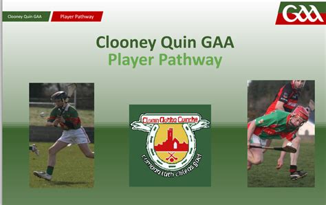 Player Pathway For 2015 Clooney Quin Gaa Club