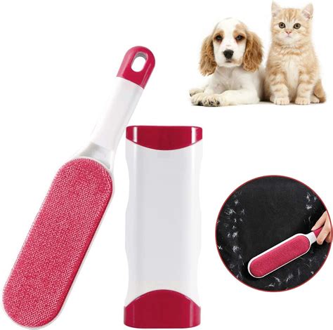 Qisiewell Brosse Anti Poils Animaux Chat Chien Brosse De Nettoyage