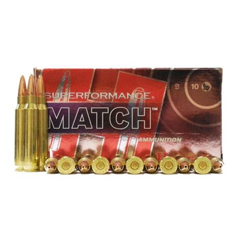 Hornady Superformance Match Rem Gr Bthp Rds Lax Ammunition