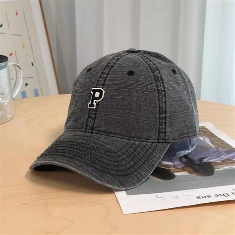 Jual Pusat Hemat Kkv Ohgo Amerika Retro Letter P Baseball Topi Bisbol