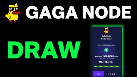 Gaga Node Lucky Draw How To Join Gaga Node Lucky Draw Gaga Node New