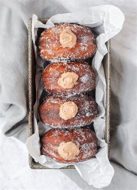 Nutella Cream Filled Sourdough Donuts Barley Sage Nutella Filling