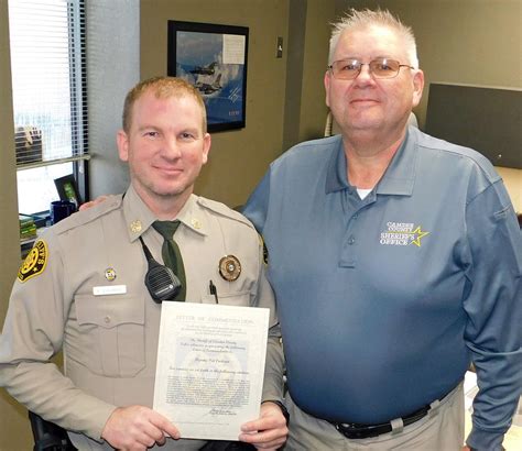 County Deputy Cochran Receives Commendation (01/19/2018) - Press ...