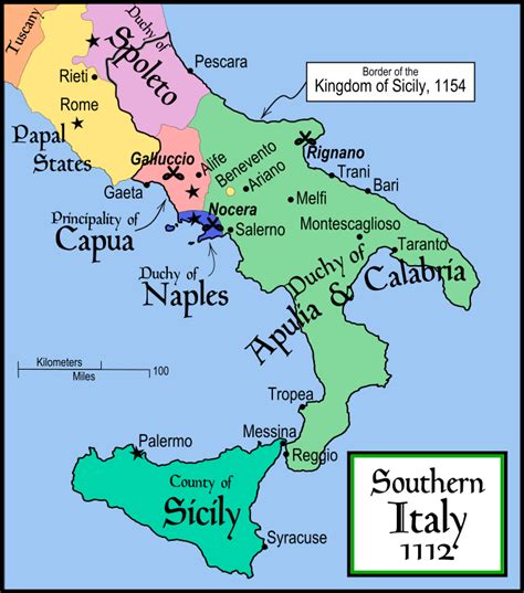 Map Of Southern Italy - The Boot Shape Land In The West You Want To ...