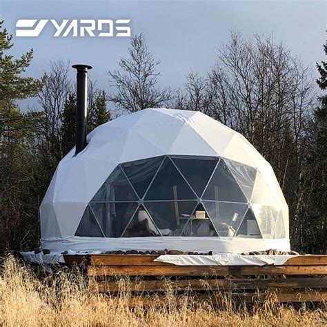 Outdoor Camping Yurt House Igloo Dome Geodesic Glamping Tents With